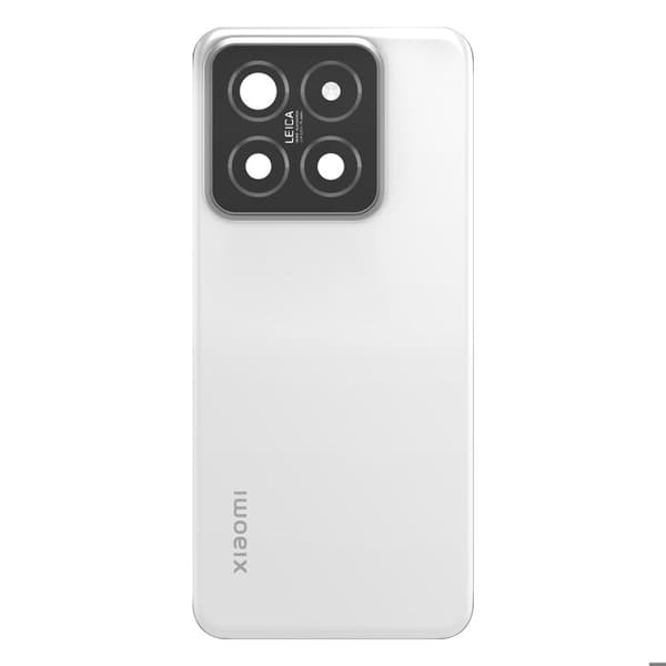 Bageste glas - Xiaomi 14 - Hvid - Service Pack - Forenklet installation Vit