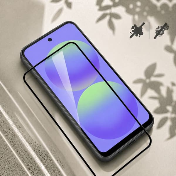 2-pack Härdat Glas för Galaxy A36 med Applicatorram 3mk Svart / Transparent Svart / Klar
