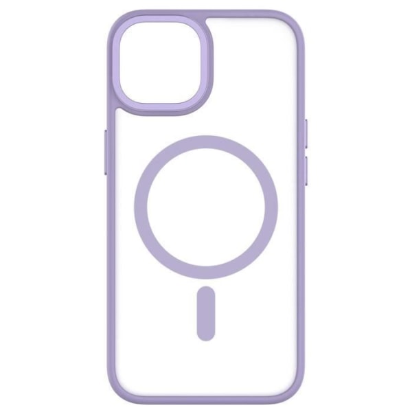 Skal för iPhone 14 Hybrid Soft med Snap MagSafe QDOS-kompatibel lavendel
