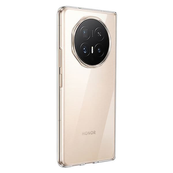 Heldeksel til Honor Magic V6 Foldbar Polycarbonat Gennemsigtig Vit