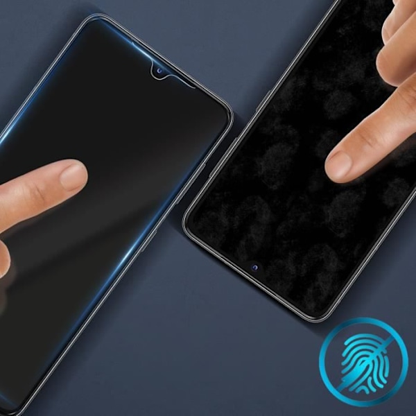 Kalvo Samsung Galaxy S21 Plus karkaistu lasi 9H viistetty läpinäkyvä musta Contour