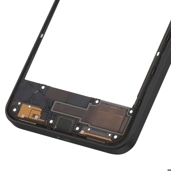Central Chassis til Galaxy A17 4G Holdbar Struktur Service Pack Samsung Sort Svart