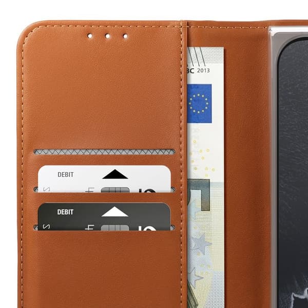 Plånboksfodral för Google Pixel 11 Pro Fold Anti-RFID med Stöd Abeel Brun brun