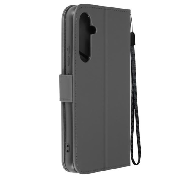 Otter Case for Samsung S23 Wallet Video Support Rannehihna Tummanharmaa Grå