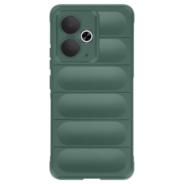 Coque för Realme 14T Stötsäker Silikon Grön Grøn