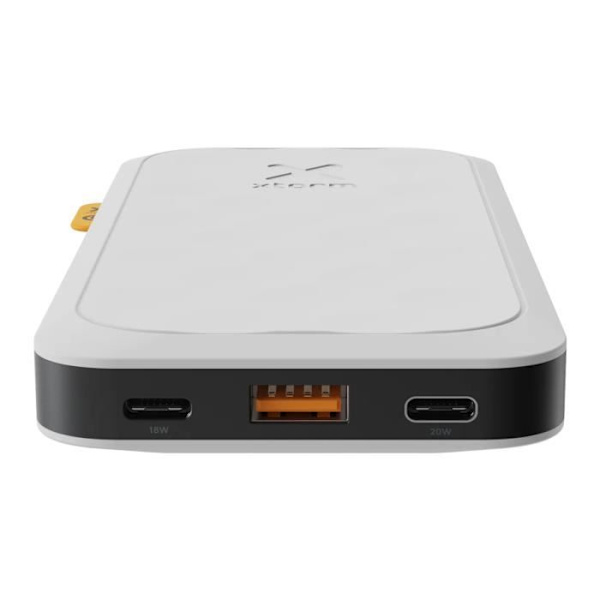 Ulkoakku - XTORM - Fuel Series 5 - 10000mAh - 20W - 2x USB-C + USB - LED-näyttö Vit
