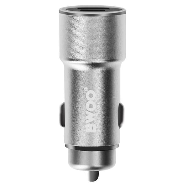 Biladapter - BWOO - 38W - USB-C PD + USB QC - Aluminiumlegering - LED-belysning Pengar
