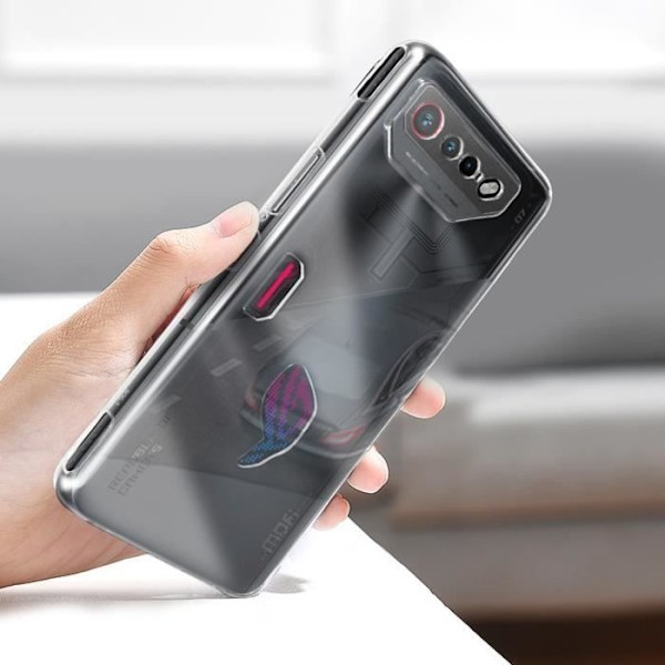 Taske til Asus Rog Phone 7 - AVIZAR - Blød silikone - Gennemsigtig Transparent