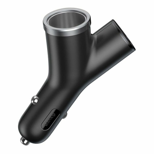 Biloplader - Baseus - BSC-C16N - Dobbelt USB - 3.4A - Cigartænderstik Svart