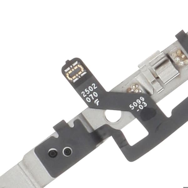 Erstatningsvolume knap flexkabel kompatibel med iPhone 16 grå Grå