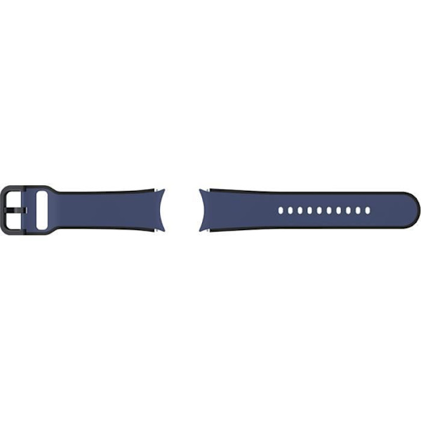 Galaxy Watch4 / Watch5 Tofarvet sportsarmbånd Marineblå Blå