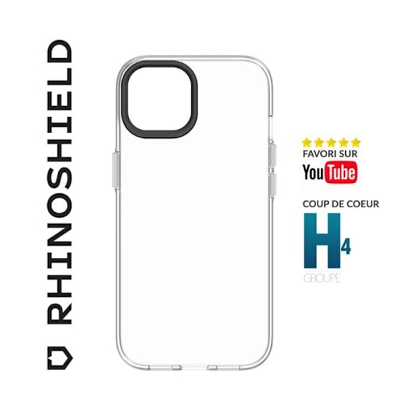 COQUE BAKSIDAN FÖR APPLE IPHONE 16 RHINOSHIELD KLAR TRANSPARENT