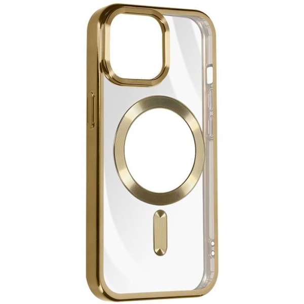 AVIZAR Skyddsfodral till iPhone 15 Pro - Silikon - Guld Chrome Contour Gul