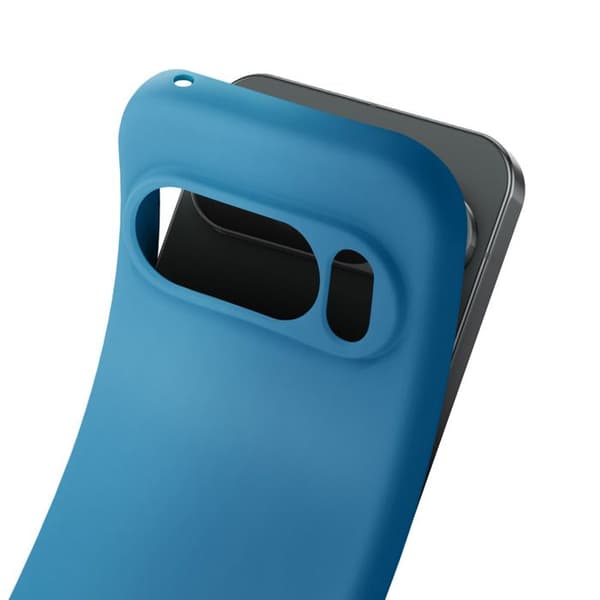 Silikonskal - AVIZAR - Google Pixel 10 Pro XL - Soft-Touch - Förstärkt Skydd - Blå Blå