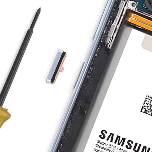 Strömbrytare för Samsung Galaxy S24 och S24 Plus Original Samsung Blå Blå