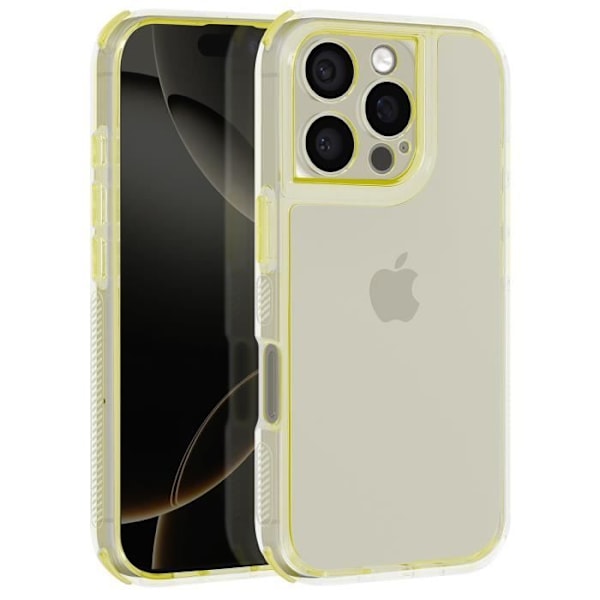 Cover til iPhone 16 Pro Forstærkede Bumper Corners Gul Gul