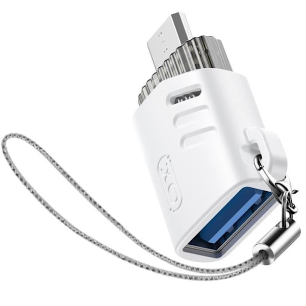 OTG Adapter USB Hona till Micro-USB Hane Dataöverföring XO Vit