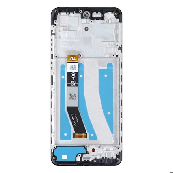 Täydellinen lohko Motorola G32 5G LCD-näytölle + kosketuslasi ja musta Relife-runko Svart
