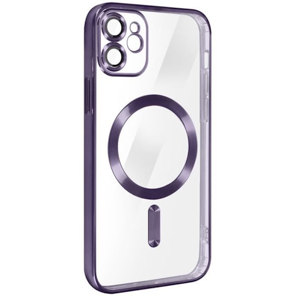 MagSafe iPhone 11 etui Silikone Lilla Magsafe etui