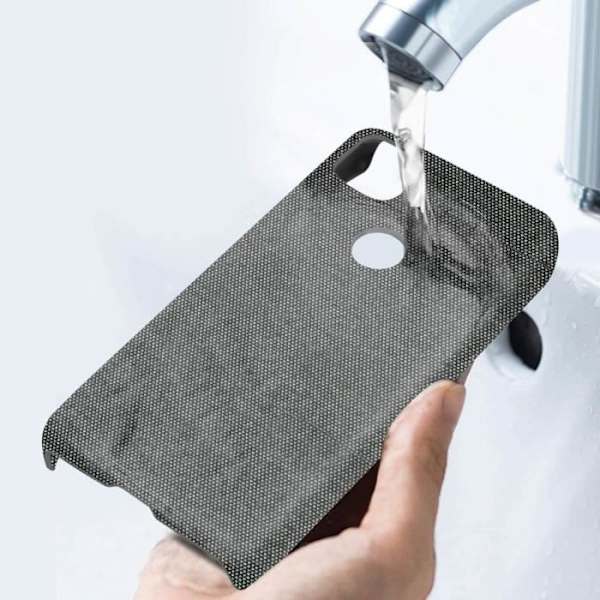 Coque - ILMOITA - Google Pixel 4A - Kangasviimeistely - Kova - Jälkihylkivä, Pesukelpoisuus Grå