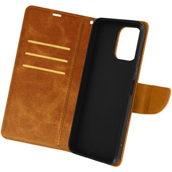 Xiaomi Redmi 12 fodral Handledsrem Camel Flip fodral