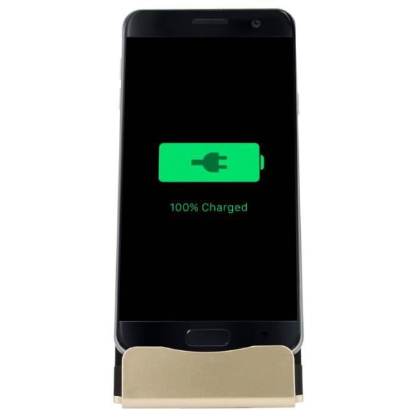 Dockningsstation för smartphone Charge &amp; Synchro Micro-USB-kontakt - Guld