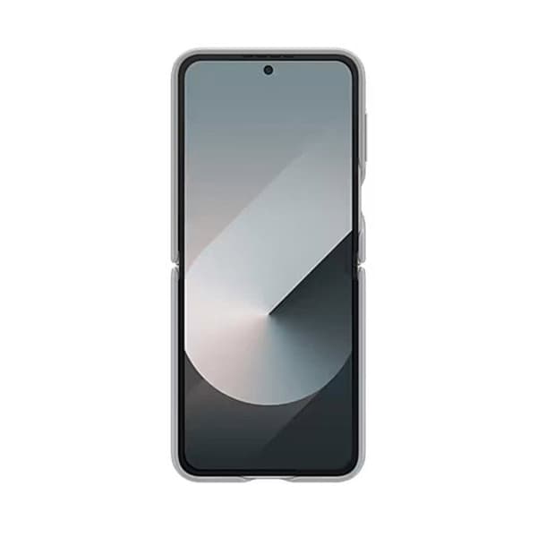 Coque - Kindsuit - Galaxy Z Flip 6 - Ægte læder - Grå - Blød Grå
