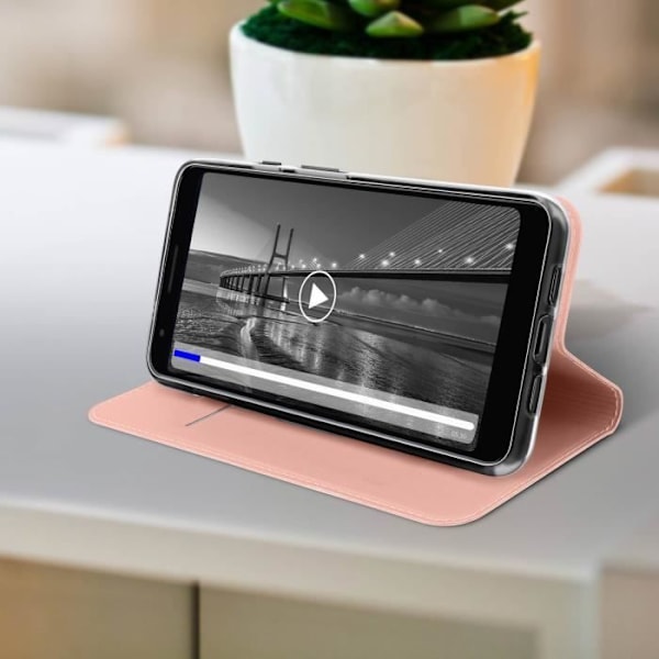 Huppu - AVIZAR - Google Pixel 3A XL - Ruusukulta - Pehmeä - Kansi Rose guld