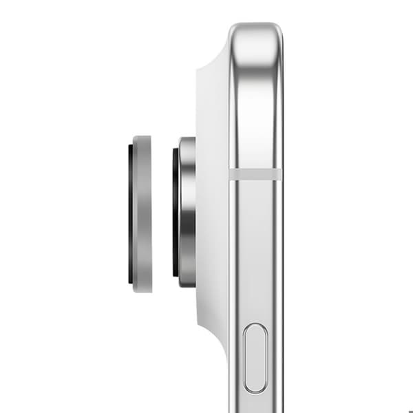 Kamerabeskyttelse - AVIZAR - iPhone Air - Tempereret Glas - Sølv Kant - Stødresistent