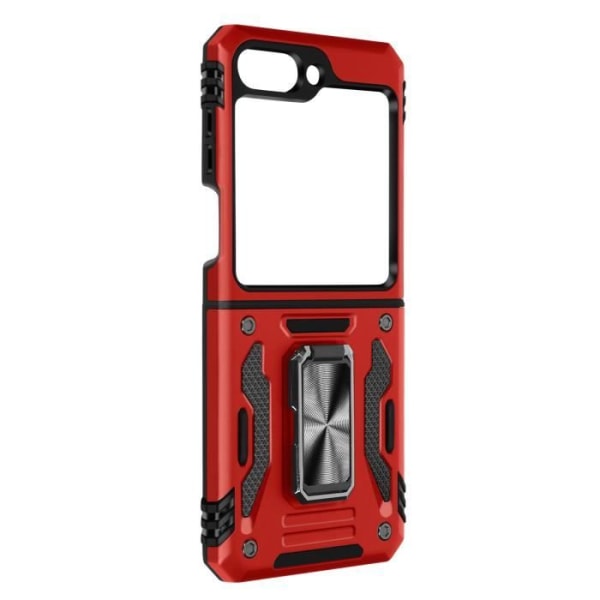 Sormuskotelo Samsung Galaxy Z Flip 5 Iskunkestävälle ArmoRing Bump Series Red Röd