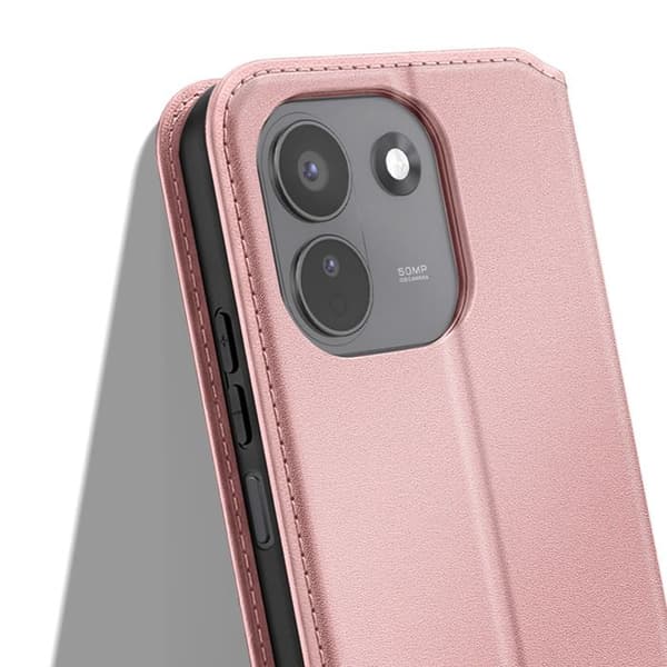 Klapetui til Redmi Note 17 Pro / 17 Pro Max Standfunktion Classic Edition Rosé champagne Ros