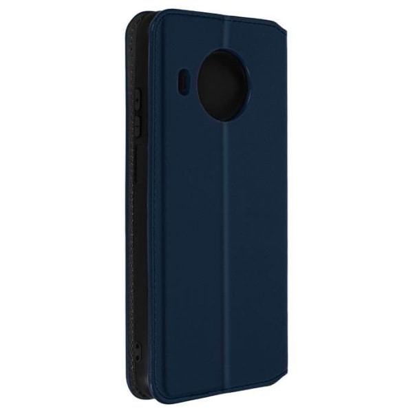 Fodral för Nokia X10 och X20 Flip Wallet Funktionsstöd Video midnattsblå Blå Nattblått