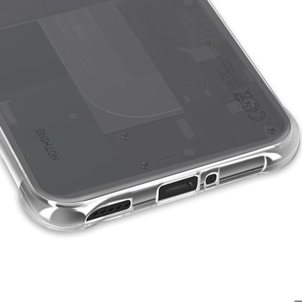 Skydd för Nothing Phone 3a Pro Stötavvisande Förstärkta hörn Transparent Vit