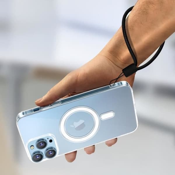 iPhone 13 Pro Case Swissten - To-materiale - Forstærkede hjørner - Transparent Vit