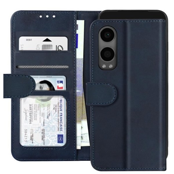 Fodral för OnePlus Nord CE4 Lite Flip Wallet Video Support Midnight Blue Blå