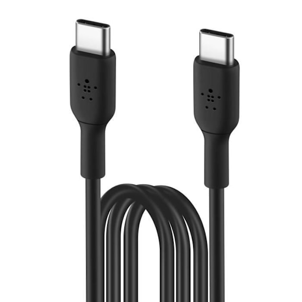 Kabel USB-C till USB-C Strömförsörjning 18W Beständig 2m Belkin Boost Charge svart