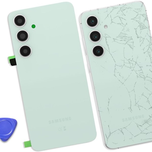 Erstatningsbagcover til Samsung Galaxy S24 FE Grøn Grön