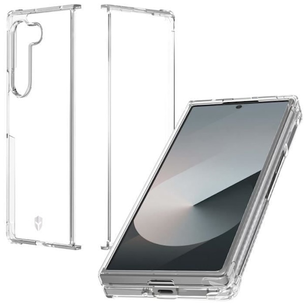 360° hårt fodral till Samsung Galaxy Z Fold 6 - FORCE CASE - Tunt ljus - Genomskinlig Transparent