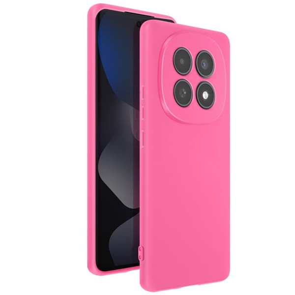 Coque Soft-Touch til Redmi Note 15 4G i Anti-glid Silikone Fuchsia Ros