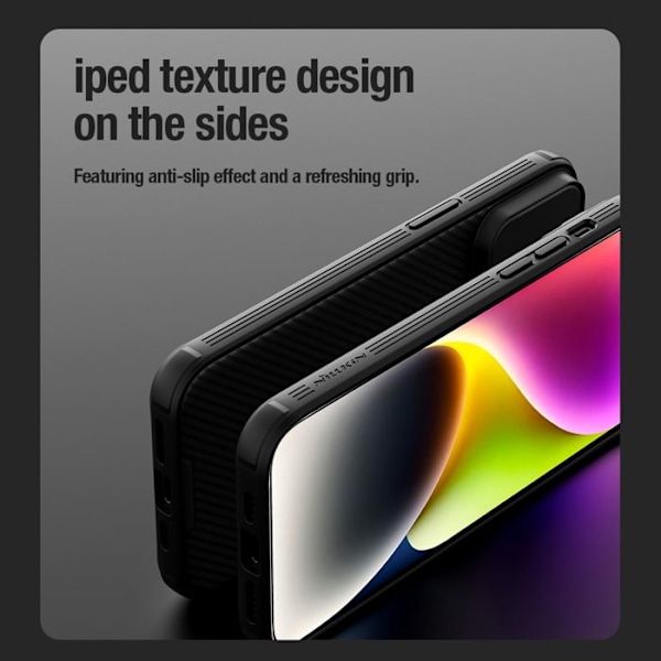 Coque til iPhone 15 Rigide Magnetisk CamShield PRO Nillkin Sort Svart