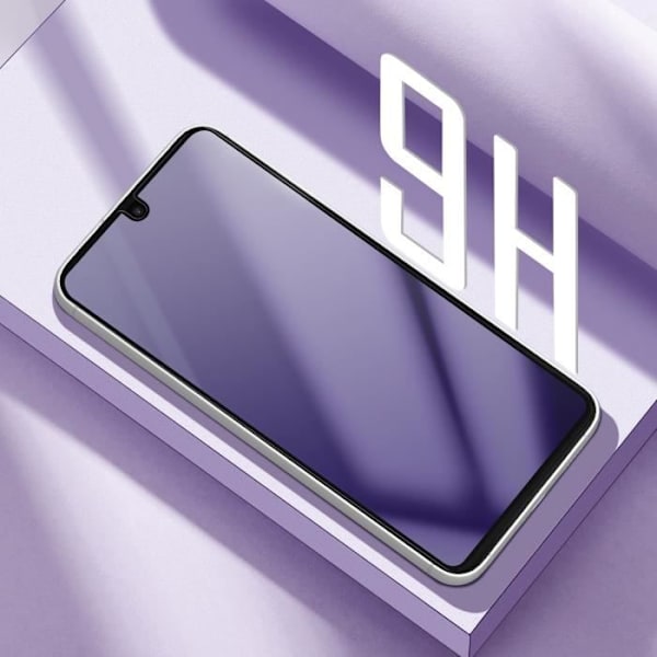 Skärmskydd - AVIZAR - Samsung Galaxy S23 FE - Anti-blått ljus - Härdat glas - 9H hårdhet Svart