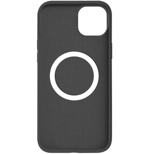 Beskyttelseskappe - AVIZAR - iPhone 15 Plus - Silikone Soft-touch - Sort - Indbygget MagSafe Svart