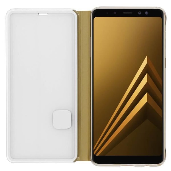 Galaxy A8 kotelo Folio Neon Flip Cover Alkuperäinen Samsung Gold