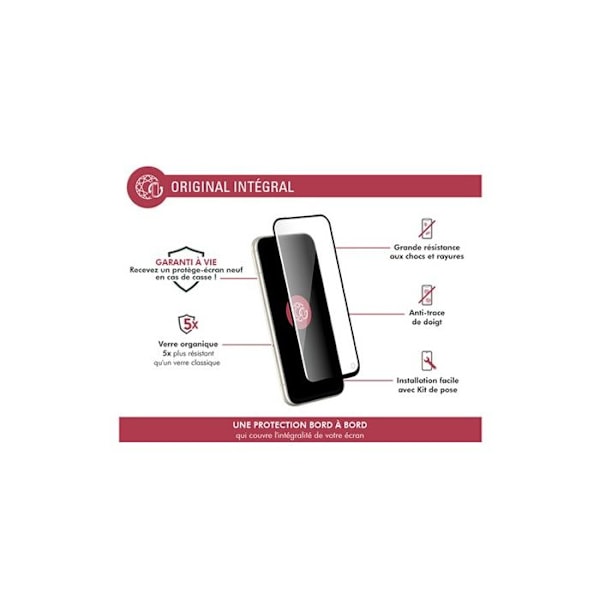 Original Forceglass 2.5D skärmskydd för Google Pixel 8A Transparent Transparent