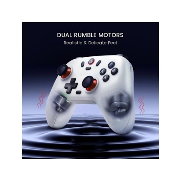 Spillecontroller - GameSir - Nova Lite - Trådløs - Vibration - Stellar Hvid Stjärnvit
