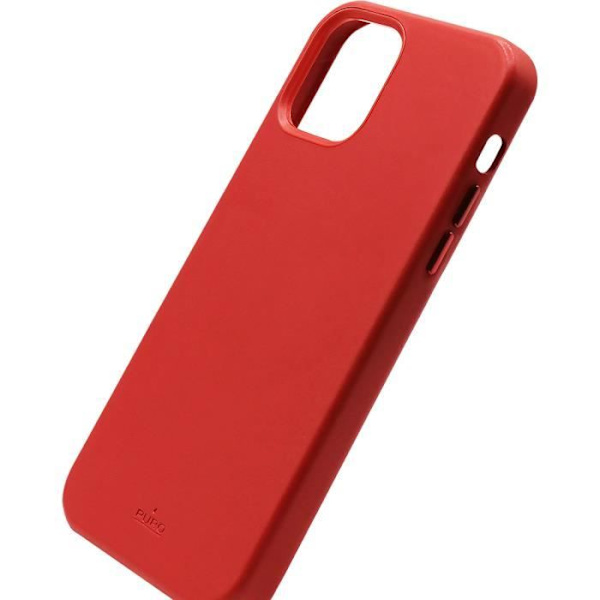 Etui - Puro - SKY Rød - Blødt - iPhone 12 / 12 Pro - Blandet Röd