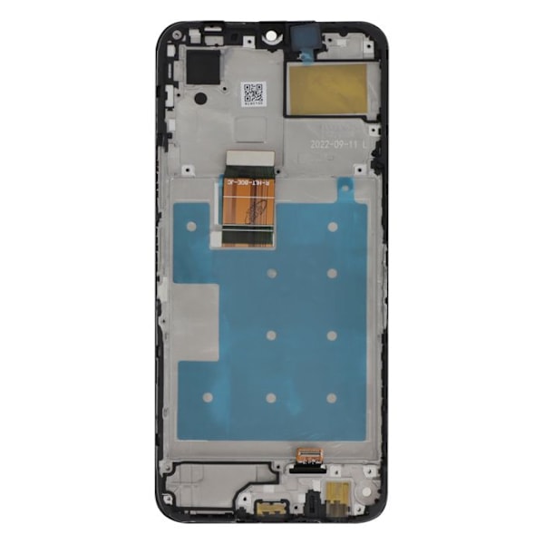 LCD-skærm + berøringsglas til Honor 70 Lite, X7 og X6 med sort ramme Svart