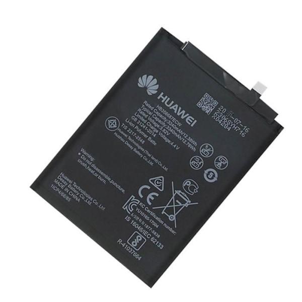 Batteri til Huawei P30 Lite - AVIZAR - HB356687ECW - 3240mAh - Lithium Ion - 3,7 V Svart