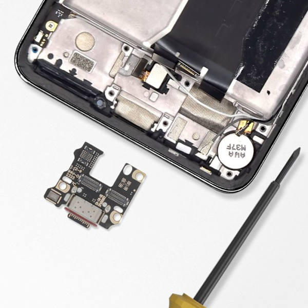 USB C Latausliitin Motorola Edge 40 Neo + Musta Mikrofoni