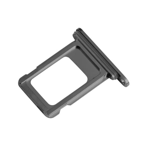 SIM-kortbakke til iPhone 15 Pro og 15 Pro Max Nano SIM - AVIZAR - Sort Titanium - CE og RoHS kompatibel Svart